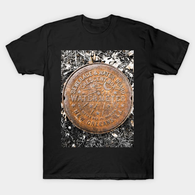 Cast iron street art T-Shirt by Steves-Pics